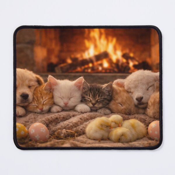 Item preview, Easter idyll in the warm fireplace light designed and sold by Cerberus-Art.