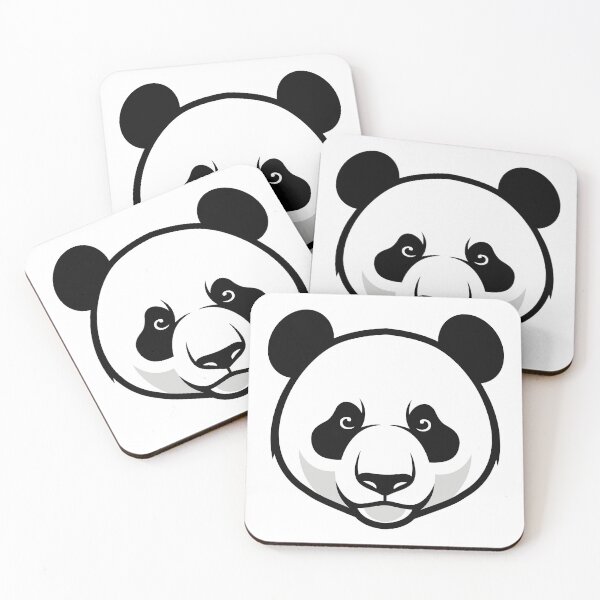 Item preview, Minimalist Panda Face Icon Illustration designed and sold by Oblique21.