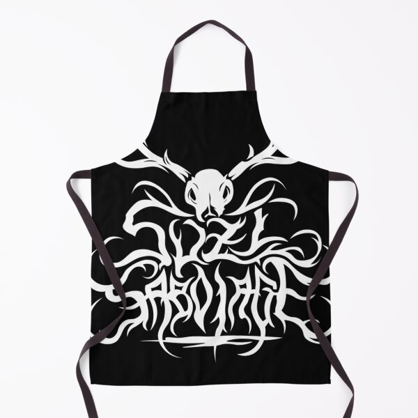Item preview, Reindeer Skull Logo (White On Black) designed and sold by Arobinoz.