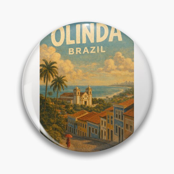 Item preview, Olinda Brazil – Coastal View of Baroque Churches and Colonial Streets in Pernambuco near Recife designed and sold by Places On Earth.