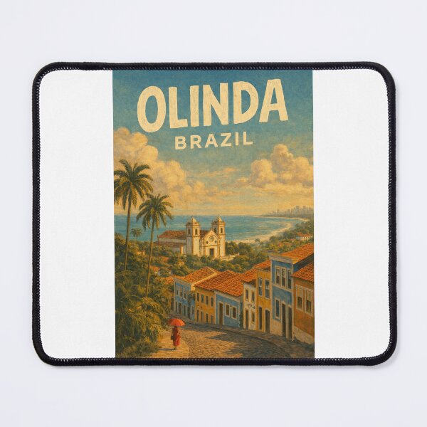 Item preview, Olinda Brazil – Coastal View of Baroque Churches and Colonial Streets in Pernambuco near Recife designed and sold by Places On Earth.