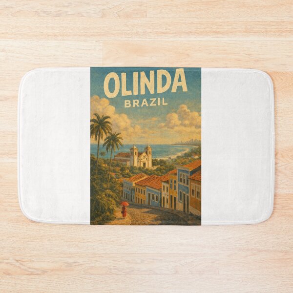 Item preview, Olinda Brazil – Coastal View of Baroque Churches and Colonial Streets in Pernambuco near Recife designed and sold by Places On Earth.