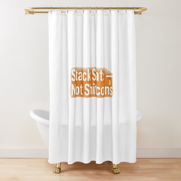 Item preview, Stack Sats Not Shitcoins Crypto Statement designed and sold by Marc Alexander Kunze.