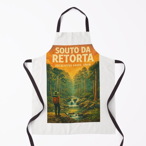 Item preview, Souto da Retorta Spain – Verdant Eucalyptus Grove with Waterfalls and Hiking Trail in Galicia designed and sold by Places On Earth.