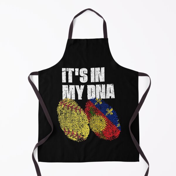 Item preview, IT'S IN MY DNA Softball - Guadeloupe Flag Fingerprint designed and sold by CosmoKitsch.