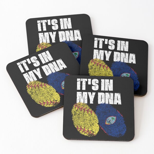Item preview, IT'S IN MY DNA Softball - Guam Flag Fingerprint  designed and sold by CosmoKitsch.