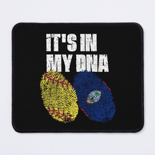 Item preview, IT'S IN MY DNA Softball - Guam Flag Fingerprint designed and sold by CosmoKitsch.