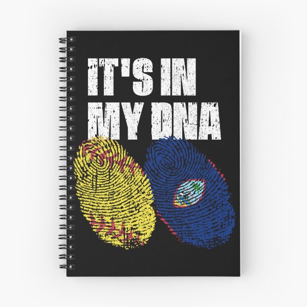 Item preview, IT'S IN MY DNA Softball - Guam Flag Fingerprint  designed and sold by CosmoKitsch.