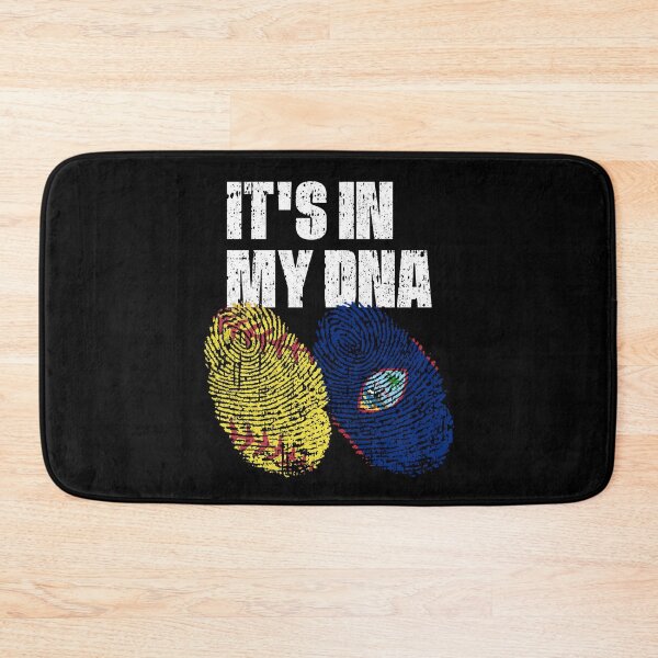 Item preview, IT'S IN MY DNA Softball - Guam Flag Fingerprint  designed and sold by CosmoKitsch.