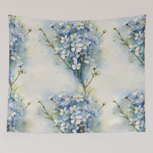 Item preview, Botanical Baby Breath Floral Seamless Design designed and sold by sana designer.