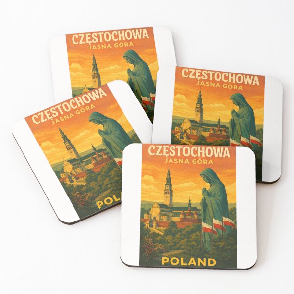 Item preview, Częstochowa Jasna Góra Poland – Statue of Virgin Mary and Monastery View in Poland’s Pilgrimage Capital designed and sold by Places On Earth.