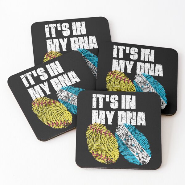 Item preview, IT'S IN MY DNA Softball - Honduras Flag Fingerprint  designed and sold by CosmoKitsch.