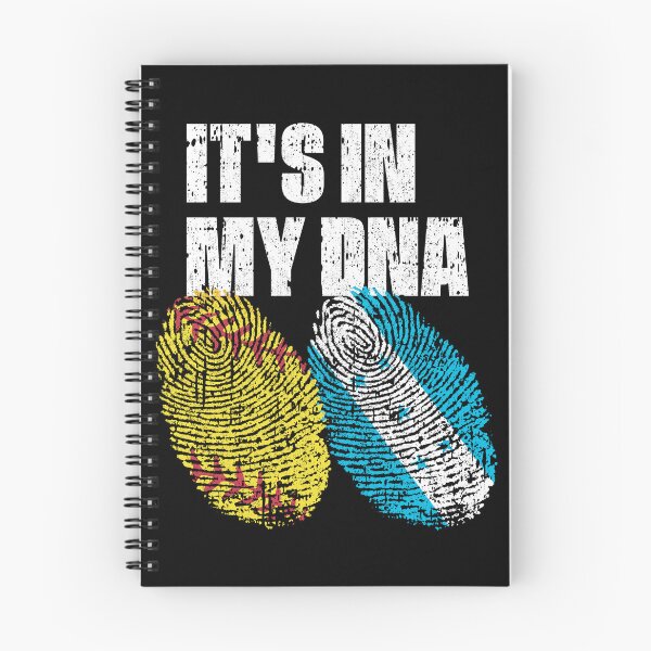 Item preview, IT'S IN MY DNA Softball - Honduras Flag Fingerprint  designed and sold by CosmoKitsch.