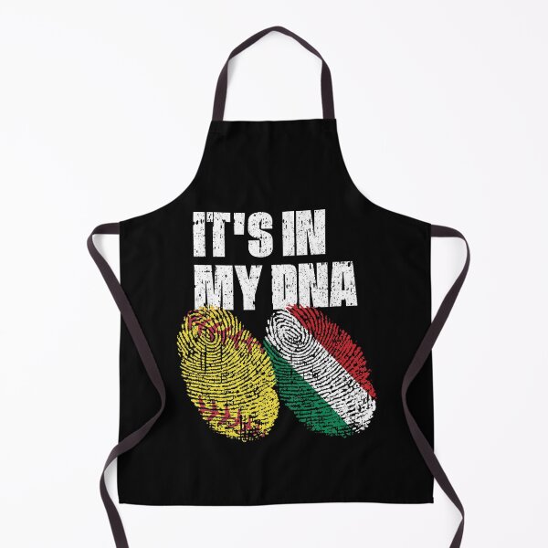 Item preview, IT'S IN MY DNA Softball - Hungary Flag Fingerprint designed and sold by CosmoKitsch.