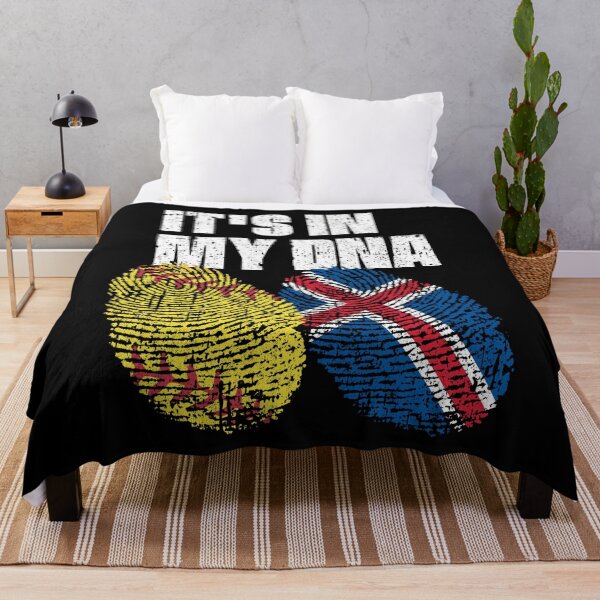Item preview, IT'S IN MY DNA Softball - Iceland Flag Fingerprint  designed and sold by CosmoKitsch.