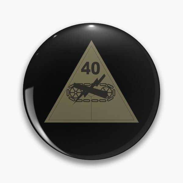 Item preview, Army - SSI - 40th Armored Division - Subdued X 300 designed and sold by Military Insignia Products.