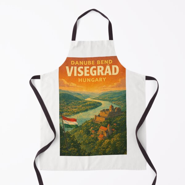 Item preview, Visegrád Hungary – Castle Overlooking the Danube River Amid Pilis Mountains in Central Hungary designed and sold by Places On Earth.