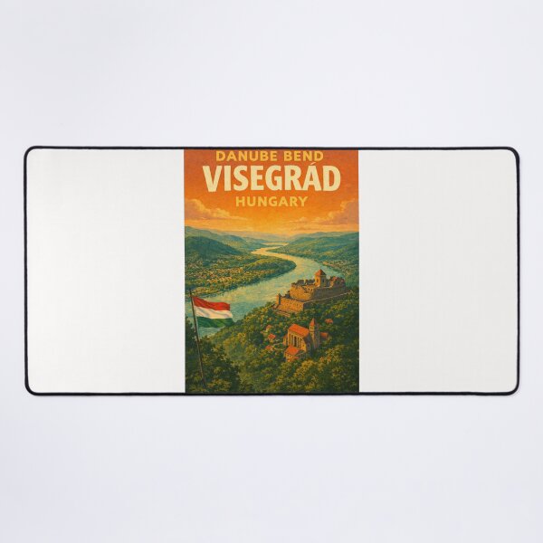 Item preview, Visegrád Hungary – Castle Overlooking the Danube River Amid Pilis Mountains in Central Hungary designed and sold by Places On Earth.