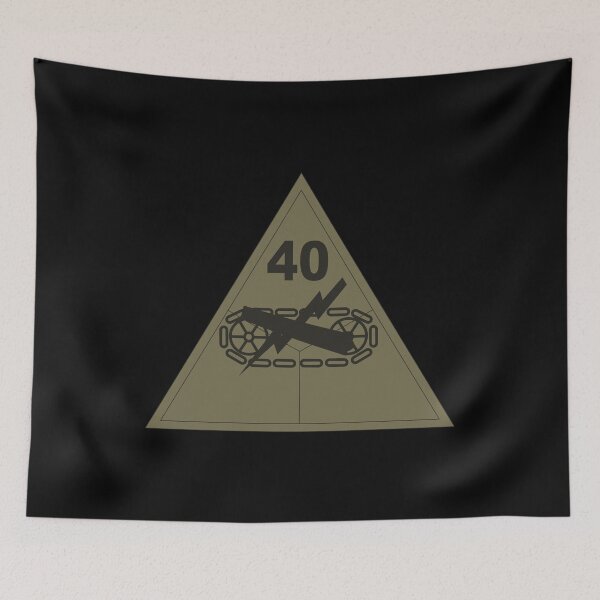Item preview, Army - SSI - 40th Armored Division - Subdued X 300 designed and sold by Military Insignia Products.