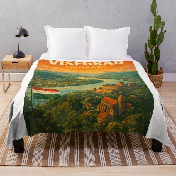 Item preview, Visegrád Hungary – Castle Overlooking the Danube River Amid Pilis Mountains in Central Hungary designed and sold by Places On Earth.