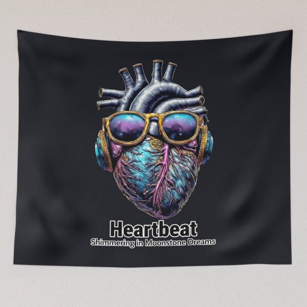 Item preview, Pulse Fracture: Heartbeat Shimmering in Moonstone Dreams Limited Edition designed and sold by Shift-Bloom.