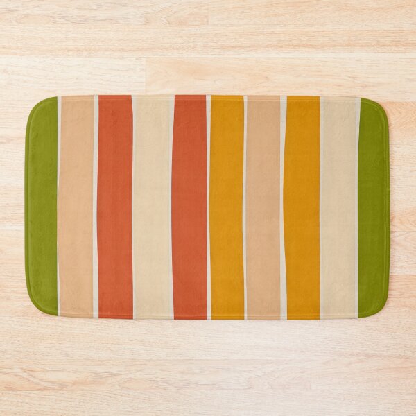 Item preview, Mid-Century Modern Vertical Stripe Pattern | Retro Earth Tone Seamless Design designed and sold by Tamas Das.
