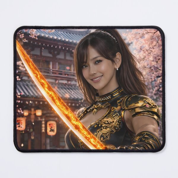 Item preview, Dragon Blade Samurai Woman – Cinematic Cyber Japan designed and sold by Dragon-Samurai.