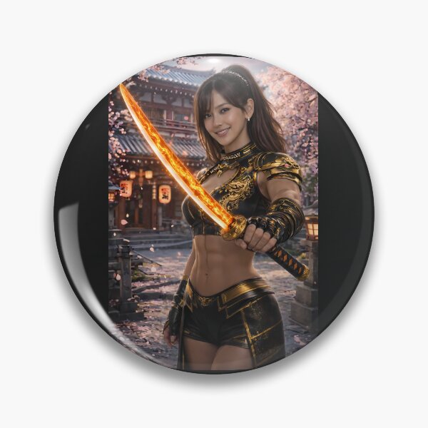 Item preview, Dragon Blade Samurai Woman – Cinematic Cyber Japan designed and sold by Dragon-Samurai.