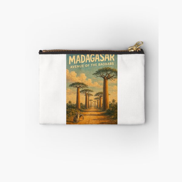 Item preview, Madagascar – Avenue of the Baobabs with Ring-Tailed Lemurs in Menabe Region Near Morondava designed and sold by Places On Earth.