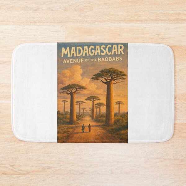 Item preview, Madagascar – Sunset at Avenue of the Baobabs in the Menabe Region Near Morondava and Kirindy designed and sold by Places On Earth.