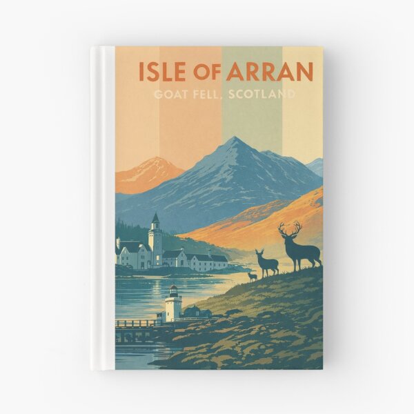 Item preview, Isle of Arran Scotland – Goat Fell and Brodick Bay with Highland Wildlife and Coastal Village in North Ayrshire designed and sold by Places On Earth.