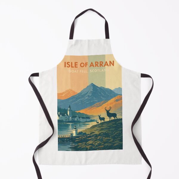 Item preview, Isle of Arran Scotland – Goat Fell and Brodick Bay with Highland Wildlife and Coastal Village in North Ayrshire designed and sold by Places On Earth.