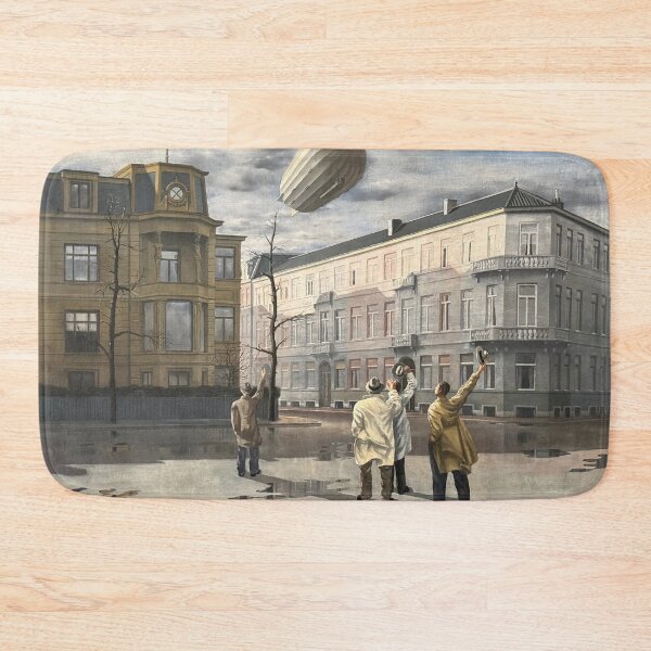 Item preview, Magic Realistic painting The Zeppelin by Carel Willink designed and sold by Photopat.