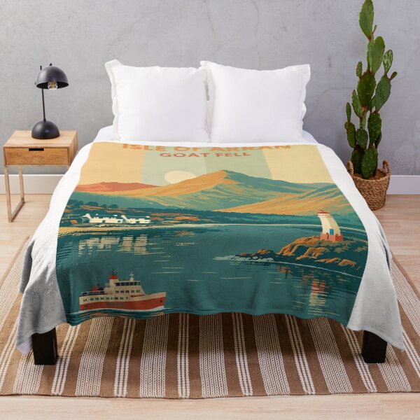 Item preview, Isle of Arran Scotland – Sunset Over Goat Fell and Brodick Bay with Lighthouse and Coastal Scenery designed and sold by Places On Earth.