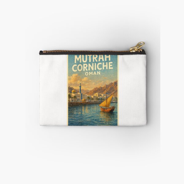 Item preview, Mutrah Corniche Oman – Seaside Promenade with Mosques and Mountains in Old Muscat designed and sold by Places On Earth.
