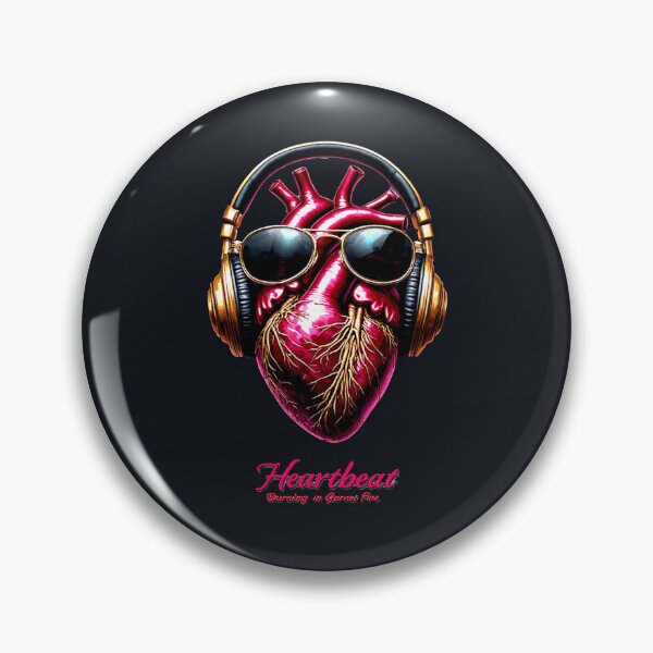 Item preview, Pulse Fracture: Heartbeat-Burned in Garnet Fire designed and sold by Shift-Bloom.