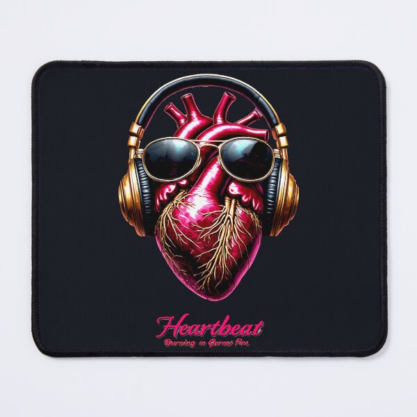 Item preview, Pulse Fracture: Heartbeat-Burned in Garnet Fire designed and sold by Shift-Bloom.