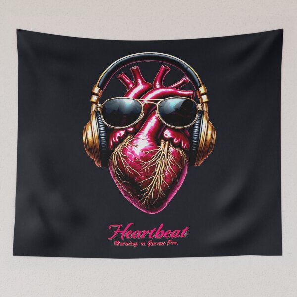Item preview, Pulse Fracture: Heartbeat-Burned in Garnet Fire designed and sold by Shift-Bloom.