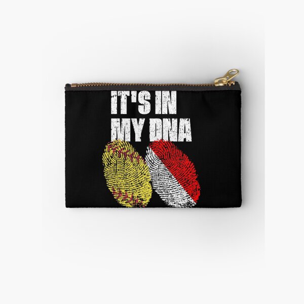 Item preview, IT'S IN MY DNA Softball - Indonesia Flag Fingerprint  designed and sold by CosmoKitsch.
