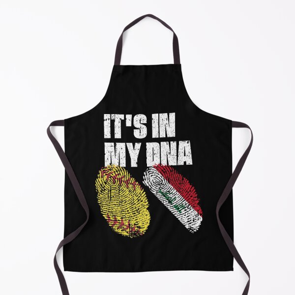 Item preview, IT'S IN MY DNA Softball - Iraq Flag Fingerprint designed and sold by CosmoKitsch.