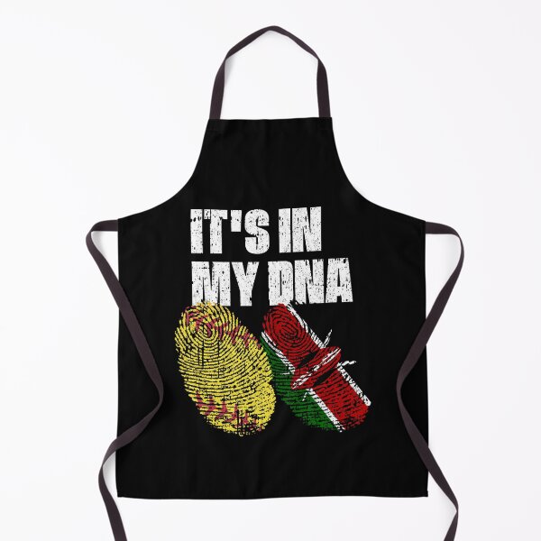 Item preview, IT'S IN MY DNA Softball - Kenya Flag Fingerprint  designed and sold by CosmoKitsch.