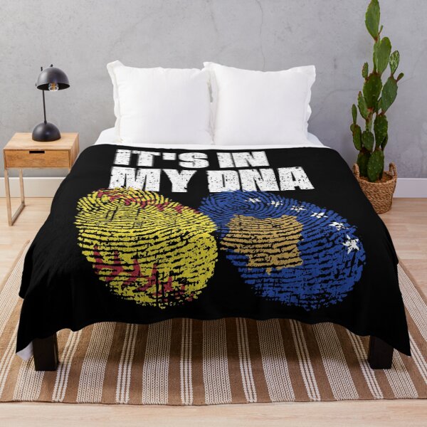 Item preview, IT'S IN MY DNA Softball - Kosovo Flag Fingerprint  designed and sold by CosmoKitsch.