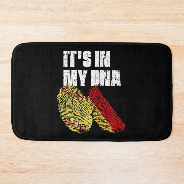 Item preview, IT'S IN MY DNA Softball - Germany Flag Fingerprint  designed and sold by CosmoKitsch.