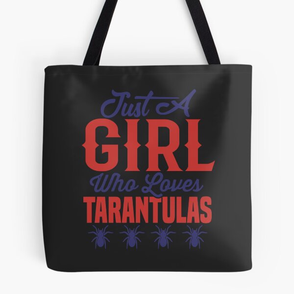Item preview, Tarantula Lover Girl Funny Tee designed and sold by BugBrainsUK.