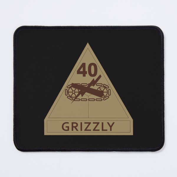 Item preview, Army - SSI - 40th Armored Division w Name Tape - Subdued Desert X 300 designed and sold by Military Insignia Products.