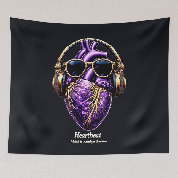Item preview, Pulse Fracture: Heartbeat-Veiled in Anethst Shadow designed and sold by Shift-Bloom.