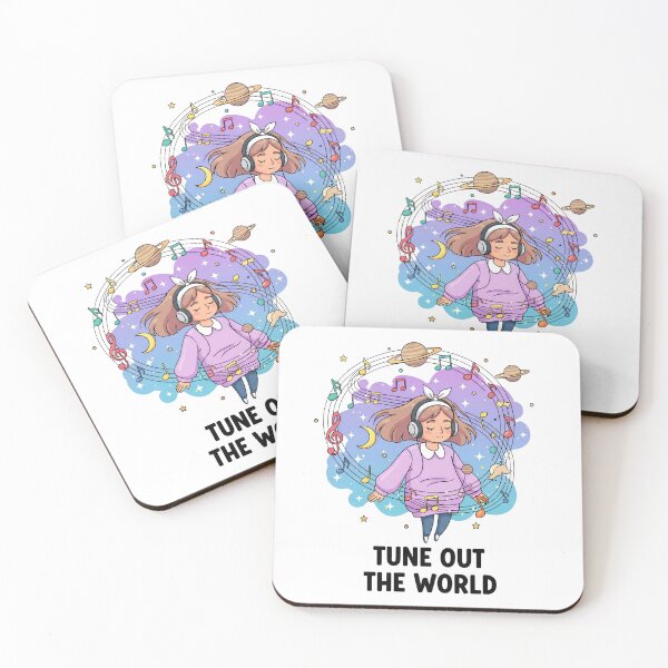 Item preview, Tune Out the World - Music and Space designed and sold by ziizart.