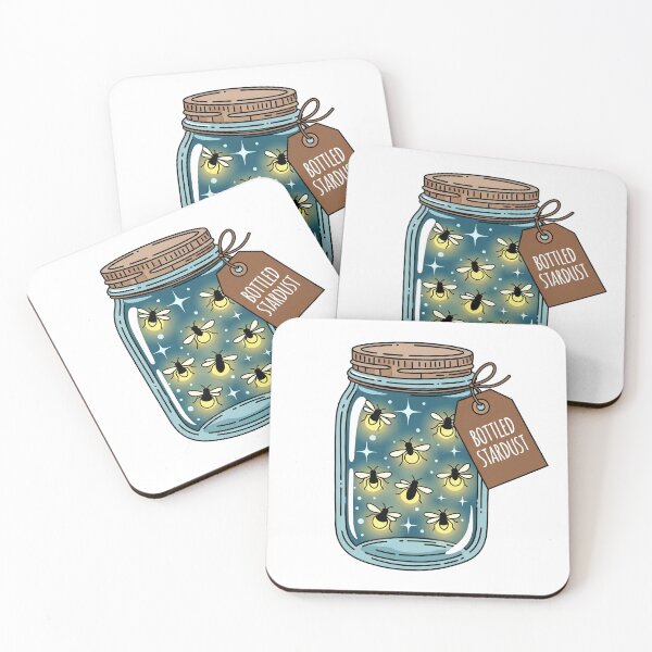 Item preview, Bottled Stardust - Fireflies in a Jar designed and sold by ziizart.