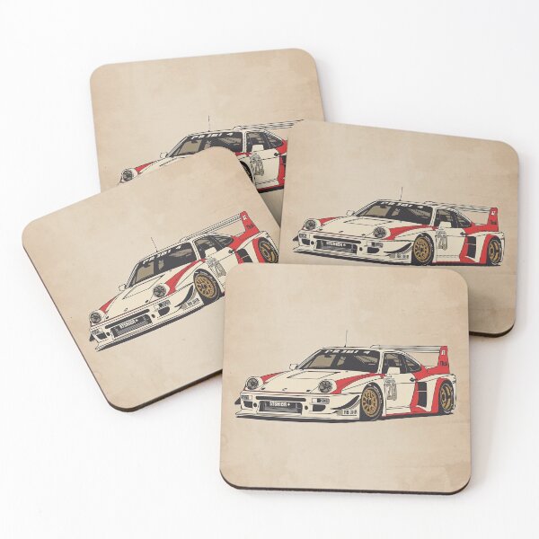 Item preview, Boxy Touring Legend - 80s Motorsport Silhouette - Retro Automotive Art designed and sold by Paddock Palette.