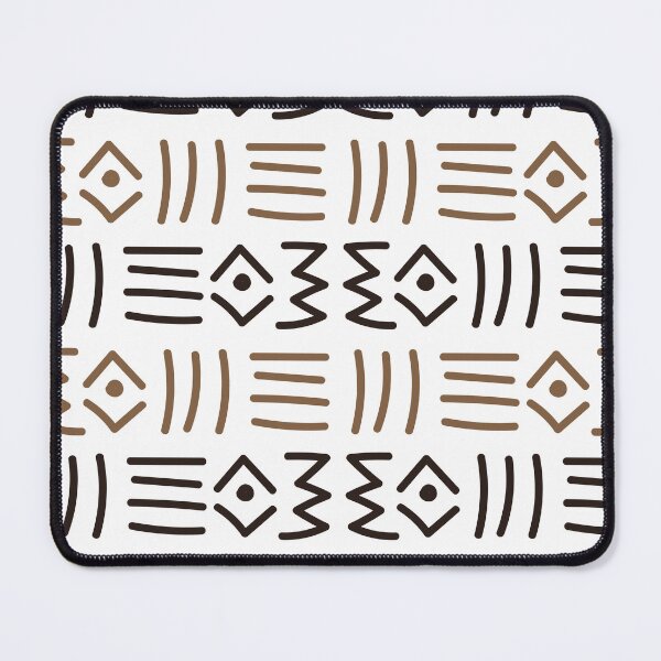 Item preview, Traditional Bogolan Pattern from Mali - Chic Ethnic Art designed and sold by Wolagno.